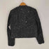 ザラ ZARA スパンコール ノーカラージャケット レディース  M